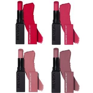 Revlon ColorStay Suede Ink Lipsticks (Lot of 4) - All New, Sealed - Reds & Pinks